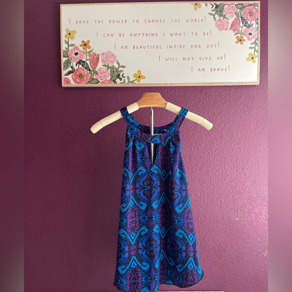 Express paisley tank top